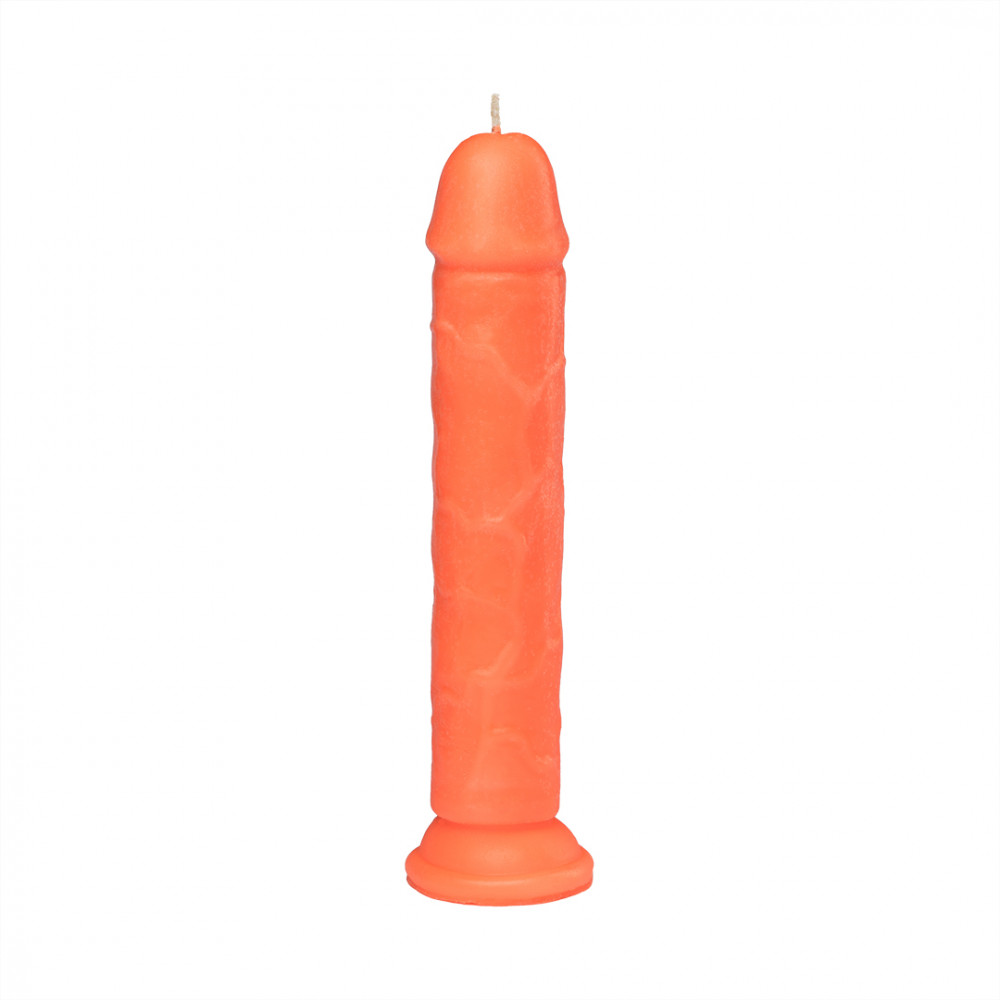 Массажные масла и свечи - Свеча LOVE FLAME - Dildo Roma ORANGE Fluor, CPS03-ORANGE 1