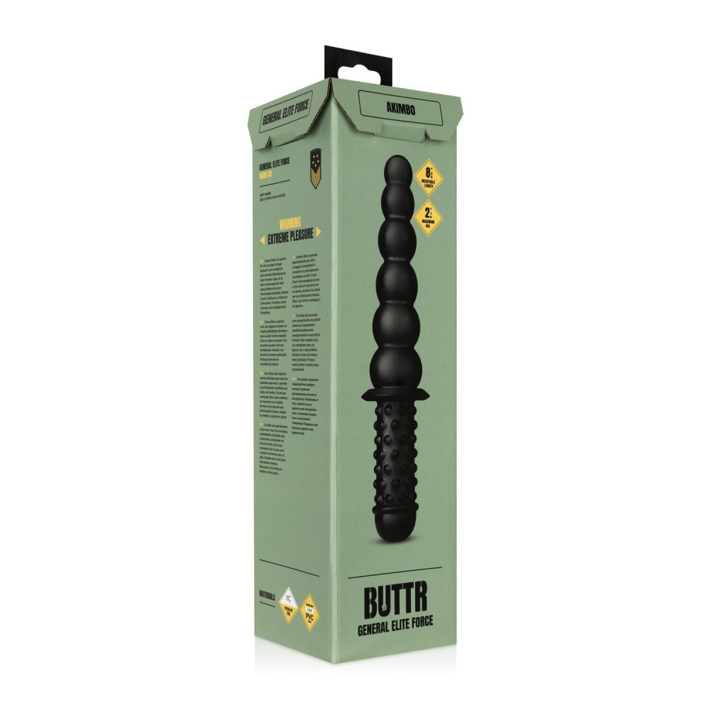Анальные игрушки - Анальная цепочка BUTTR - Akimbo Double Sided Anal Dildo 6
