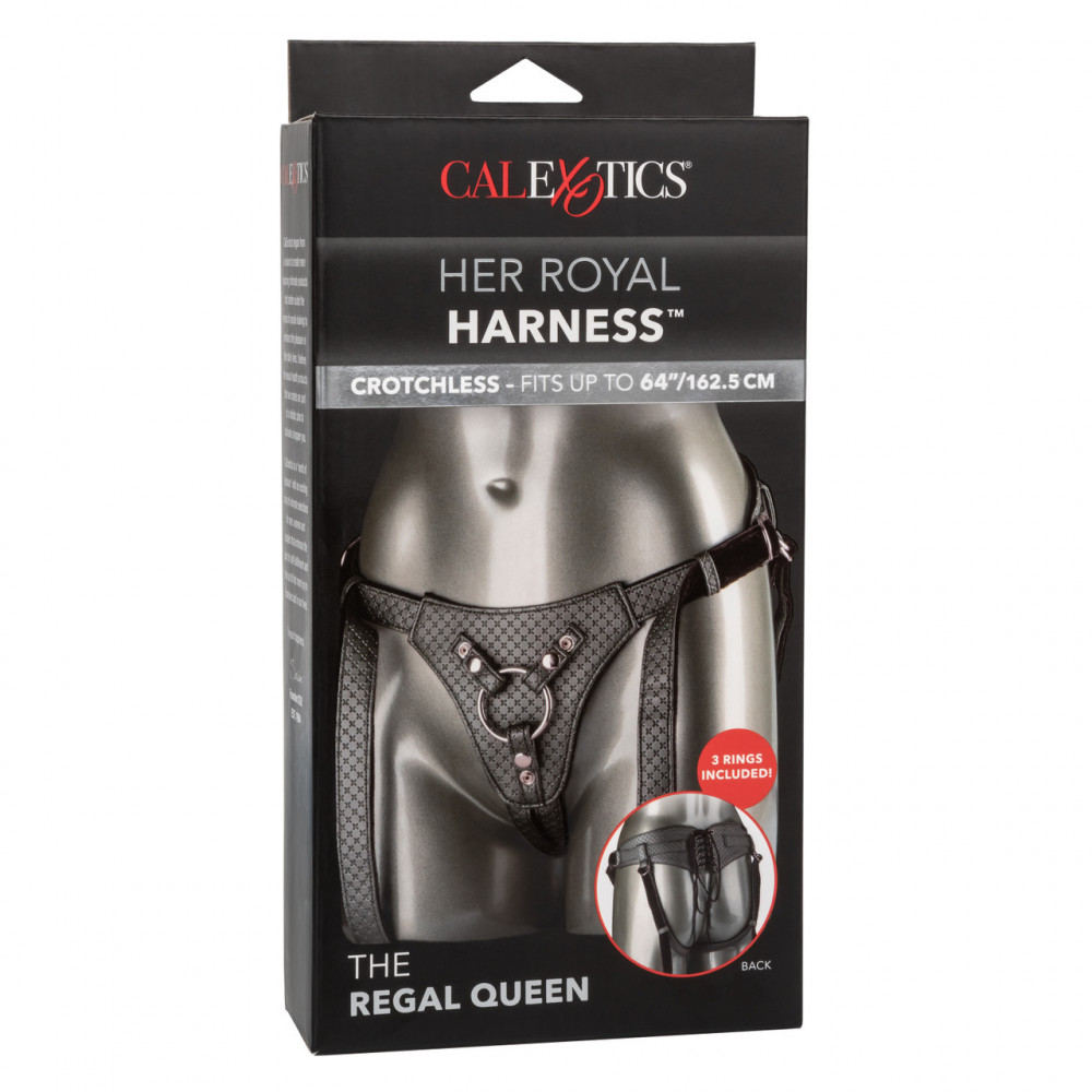 Секс игрушки - Трусики для страпона The Regal Queen со шнуровкой 2