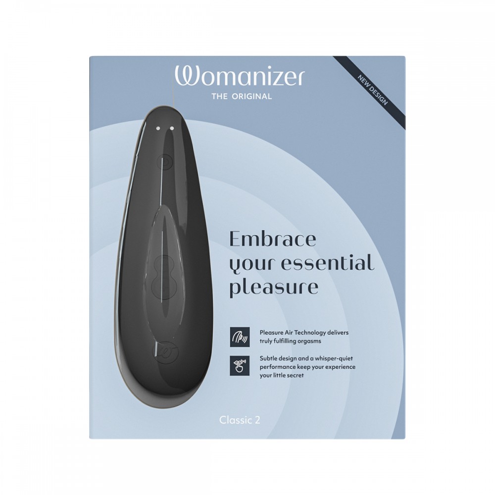 Вибраторы Womanizer - Вакуумный клиторальный стимулятор Womanizer Classic 2 Black 27
