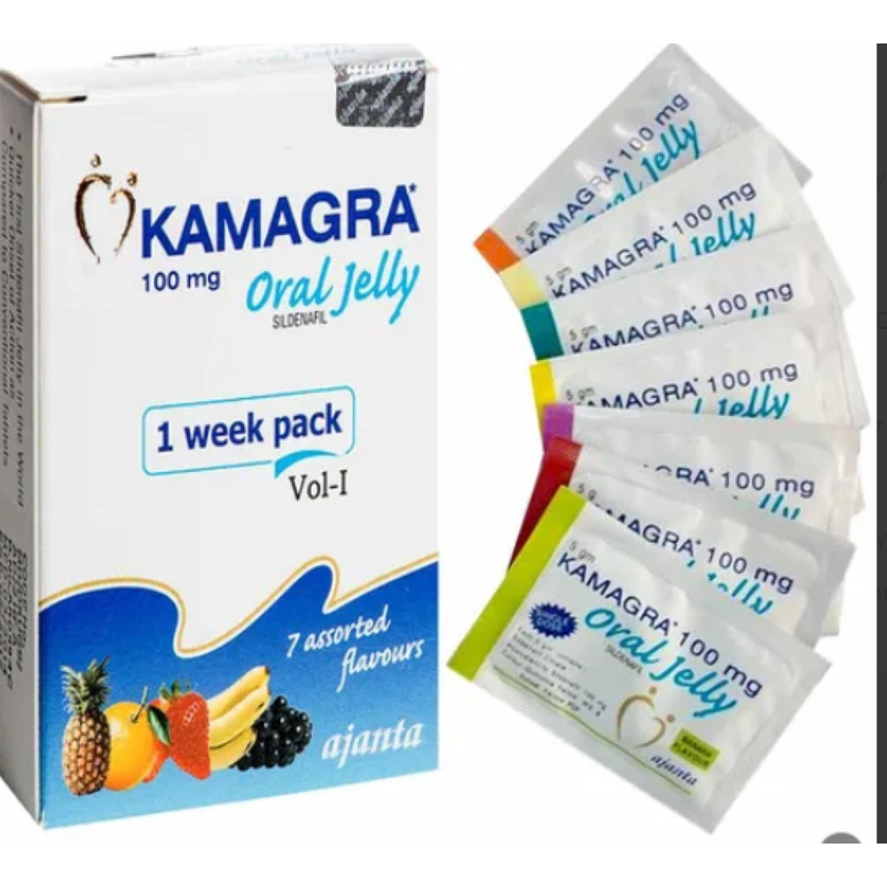  - Возбудитель желе Kamagra Oral Jelly ( цена за 7 пакетиков в упаковке)
