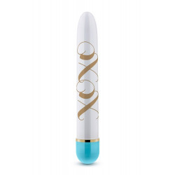 Вибратор Дамский пальчик Blush Xoxo, бело-голубой, 14.5 х 2.5 см