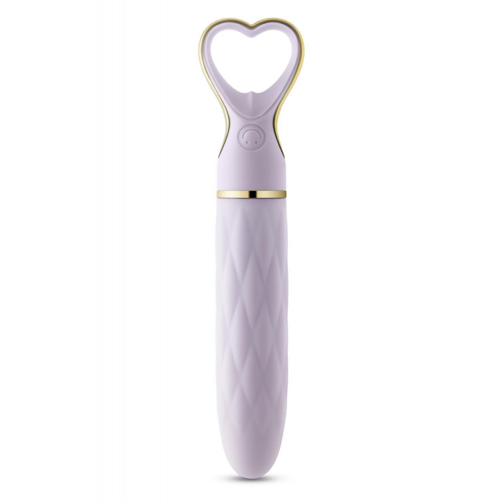 Секс игрушки - Вибратор рельефный с ручкой в форме сердца Blush Delice Heartthrob цвет ,,лаванда,, 3