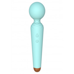 Вибро-Микрофон голубой Rechargeable Power Wand USB 10 Functions