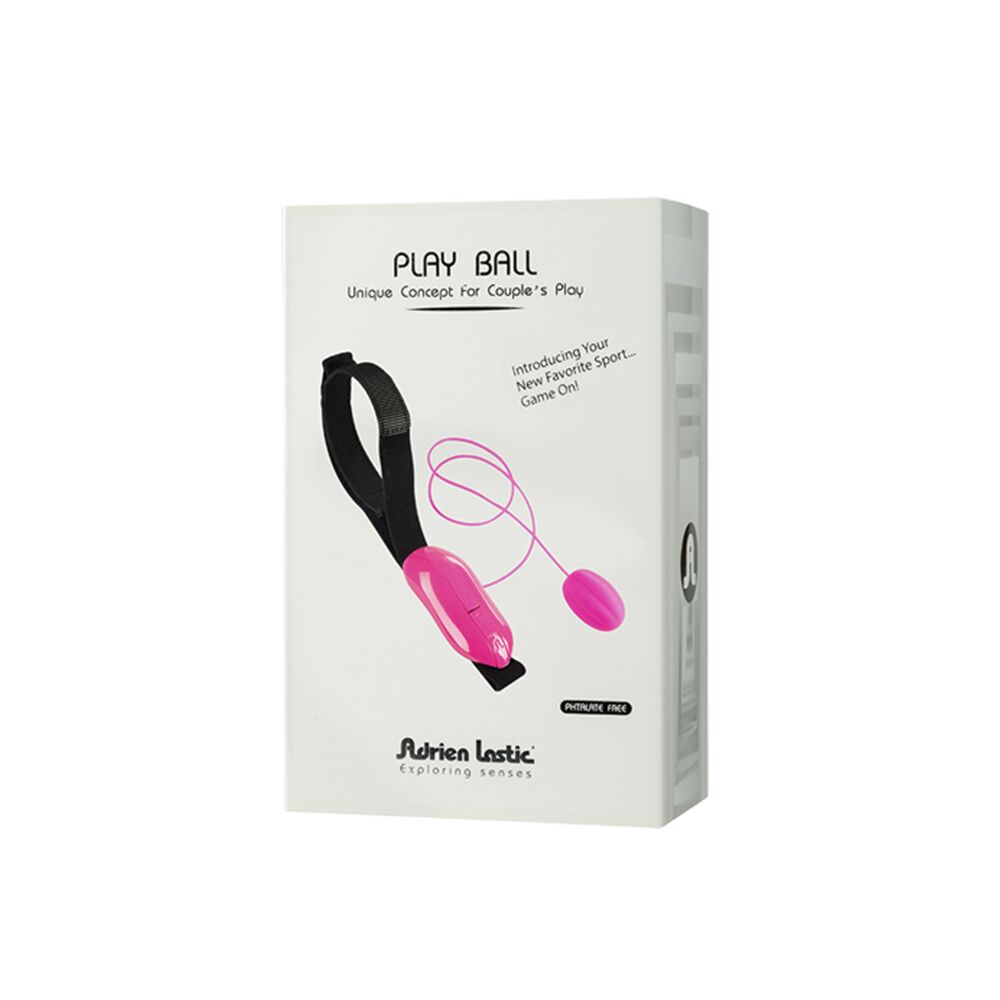 Виброяйцо - Виброяйцо Adrien Lastic Playball для стимуляции точки А, с турборежимом, крепление к ноге 1