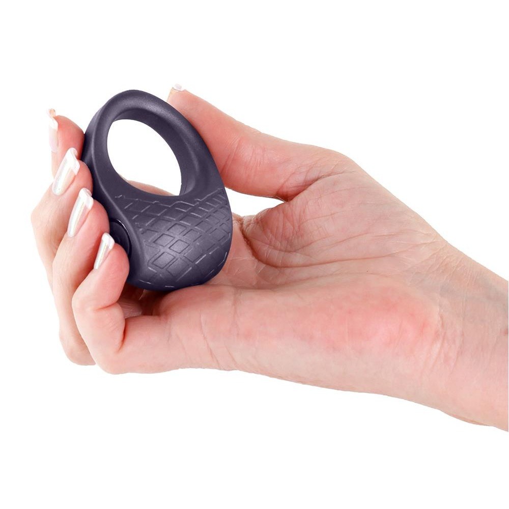 Секс игрушки - Эрекционное виброкольцо NS Novelties Seduction Levi, серое 1