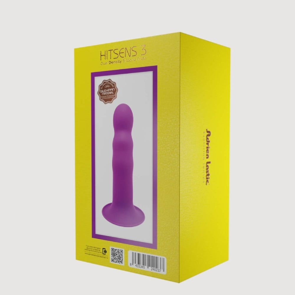 Секс игрушки - Фаллоимитатор термореактивный Adrien Lastic Hitsens 3 фиолетовый 4