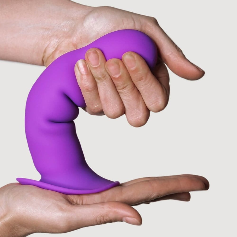Секс игрушки - Фаллоимитатор термореактивный Adrien Lastic Hitsens 3 фиолетовый 2