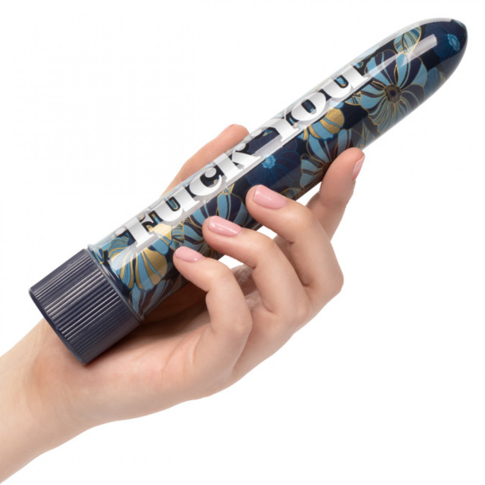 Вибратор - Классический вибратор CalExotics Naughty Bits: Fuck You Personal Vibrator - Free Shipping 5