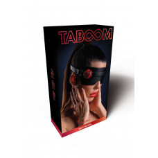 Маска БДСМ с декоративной розой Taboom Wild Roses Blindfolc черная