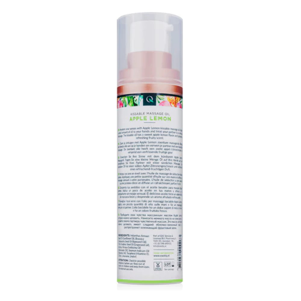 Лубриканты - Массажное масло Exotiq Massage Oil Apple Lemon 100 мл 1