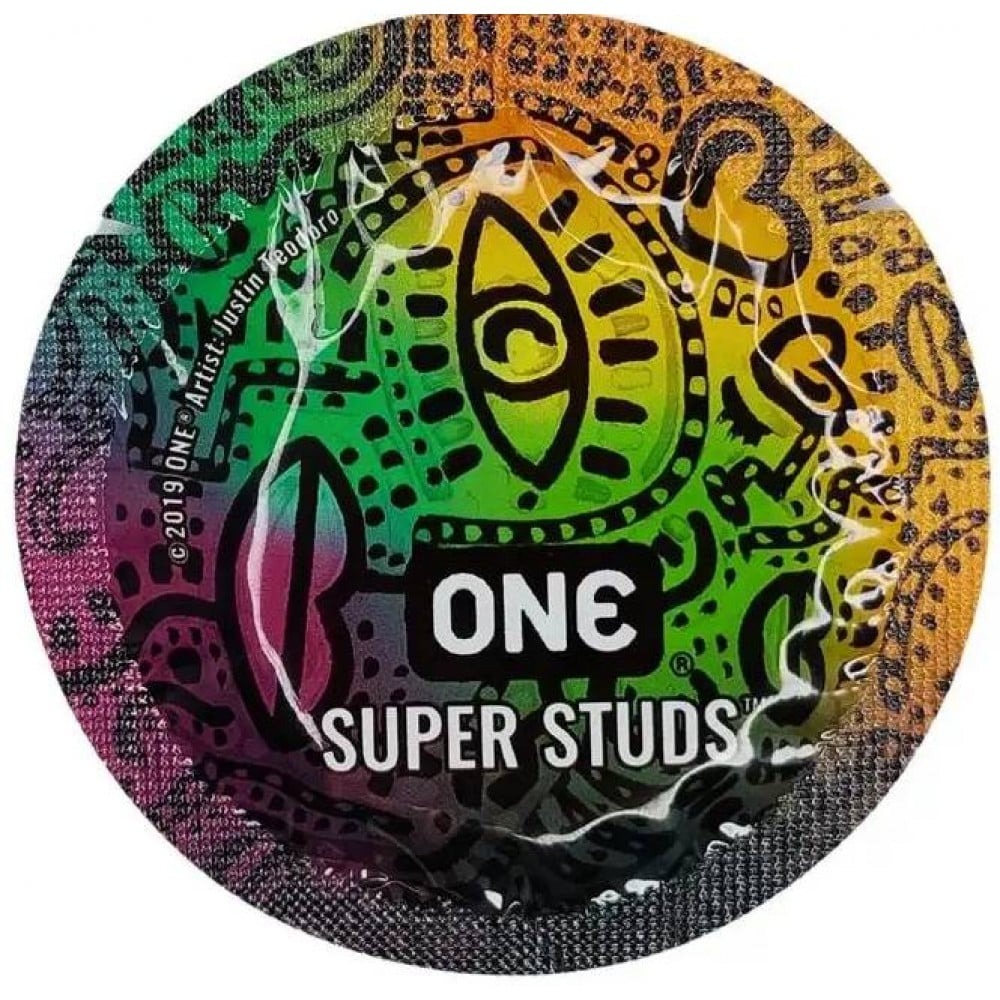 Презервативы - Презервативы One Super Studs, 5 штук
