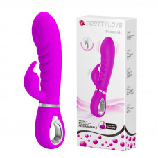 Ребристый вибратор Pretty Love «Prescott» BI-014635