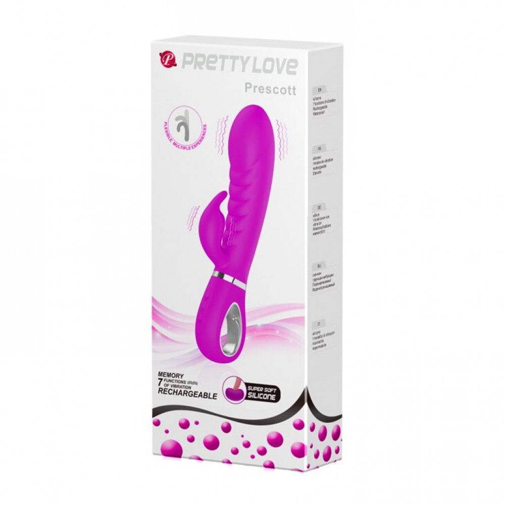 Вибратор - Ребристый вибратор Pretty Love «Prescott» BI-014635 1