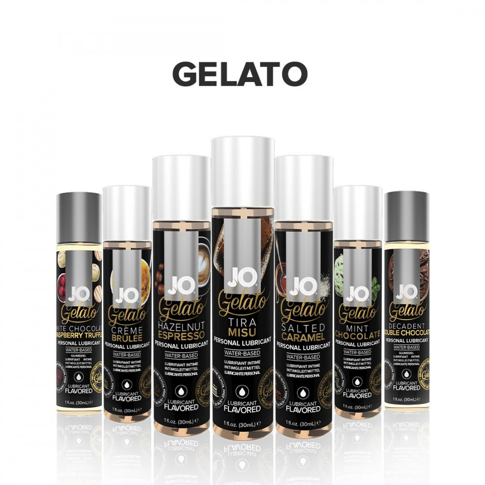 Оральные смазки - Смазка на водной основе System JO GELATO CremeBrulee (120мл) без сахара, парабенов и пропиленгликоля 1