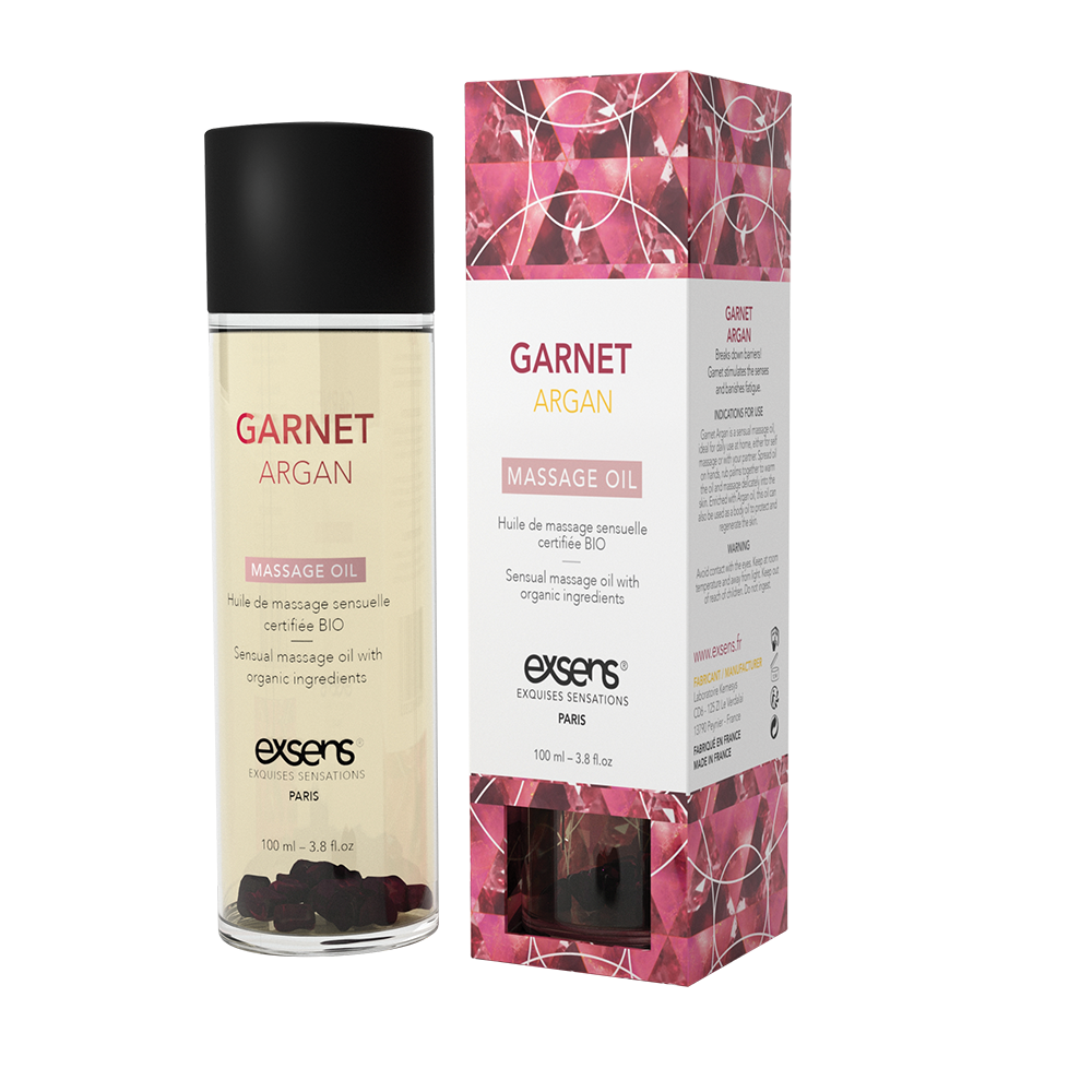 Массажные масла - Массажное масло EXSENS Garnet Argan (чувственное с гранатом) 100мл, натуральное