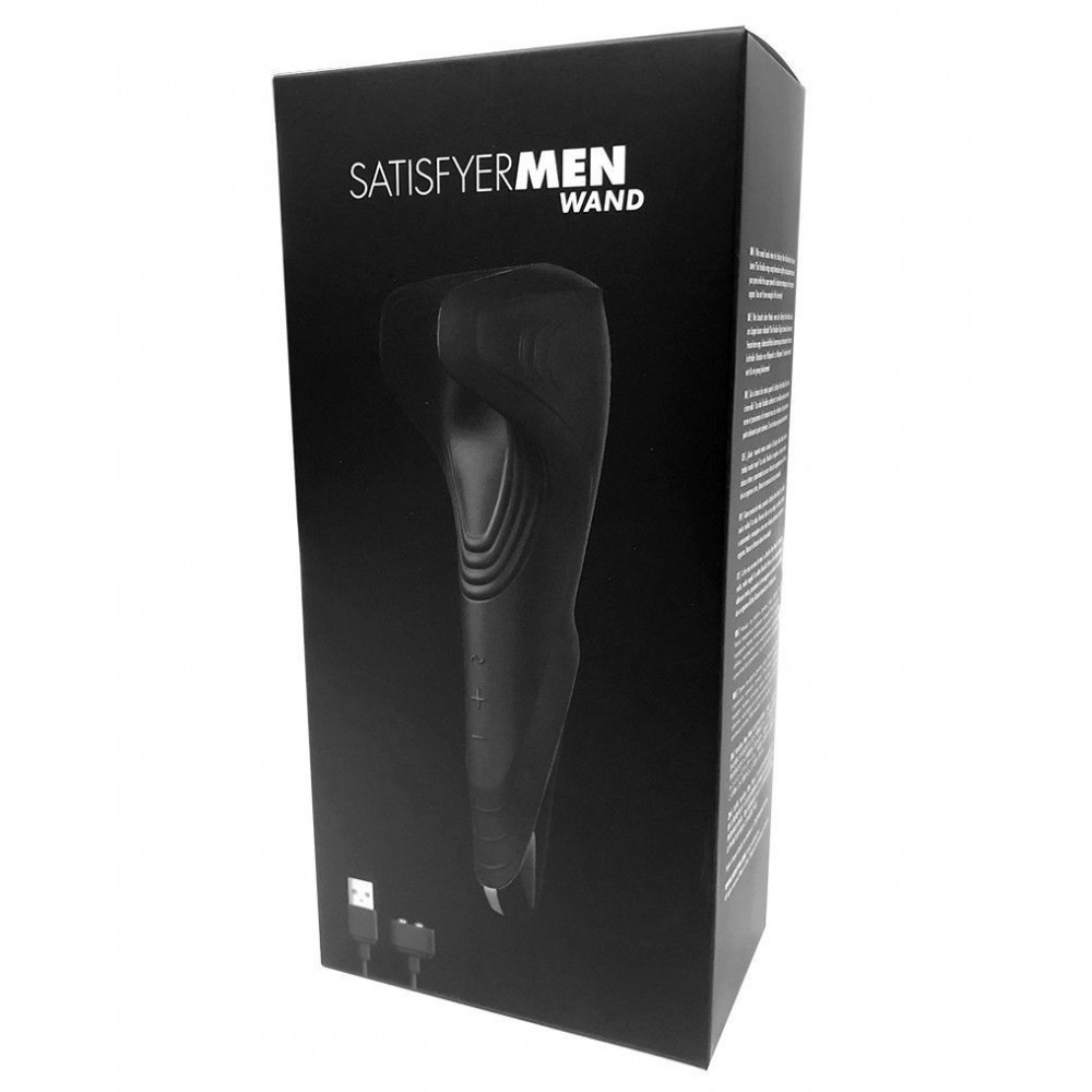 Мастурбаторы с вибрацией - Мастурбатор Satisfyer Men Wand, многофункциональный, отлично для пар, вибро-минет 3