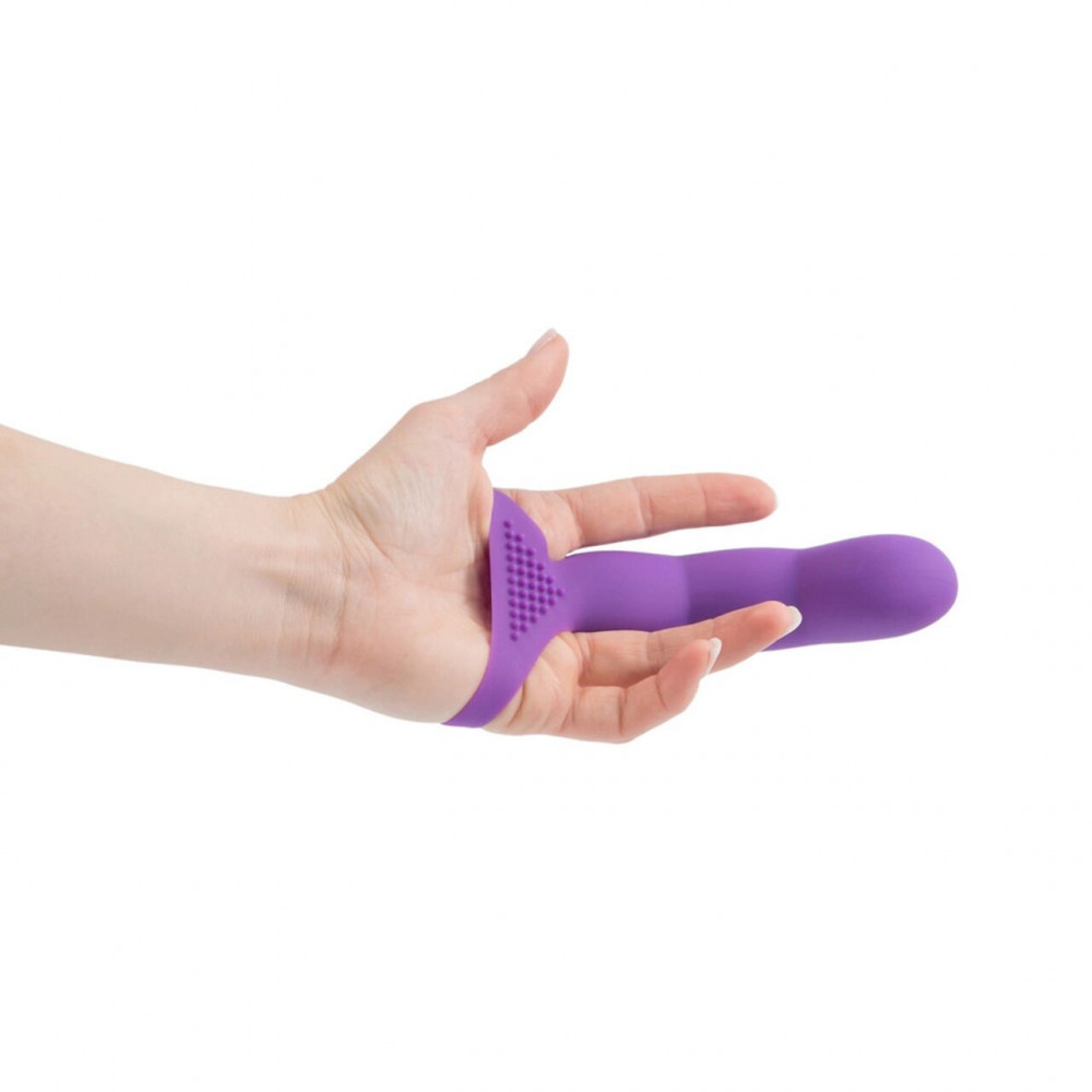 Дилдо - Насадка на палец Simple&True Extra Touch Finger Dong Purple  3