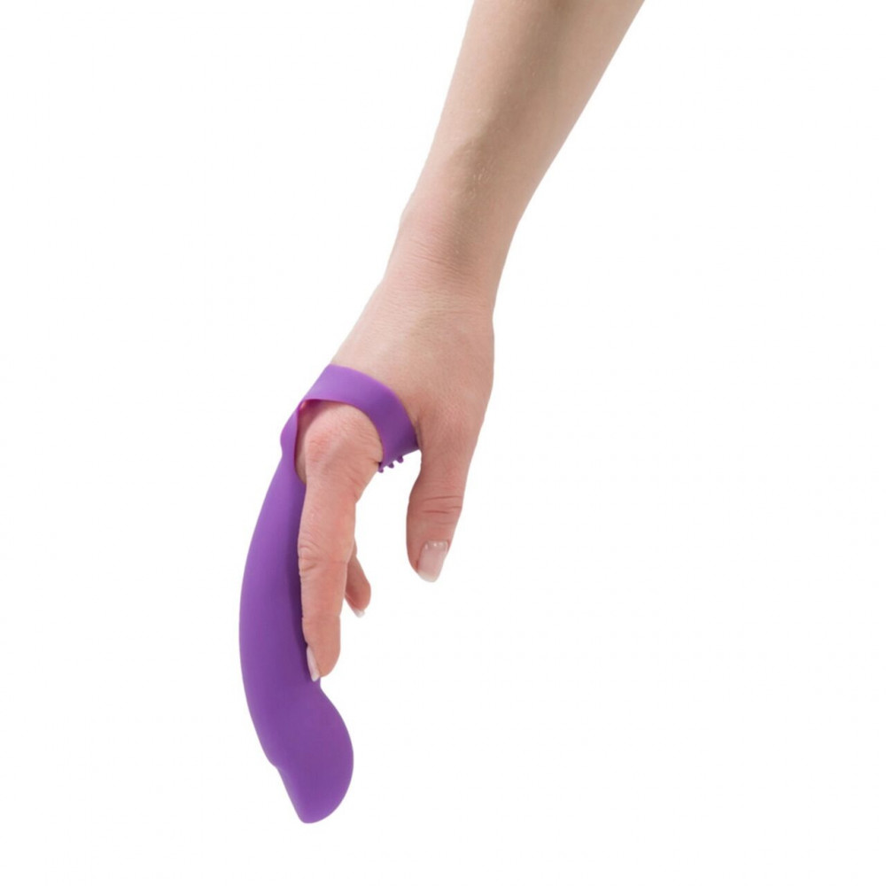 Дилдо - Насадка на палец Simple&True Extra Touch Finger Dong Purple  2