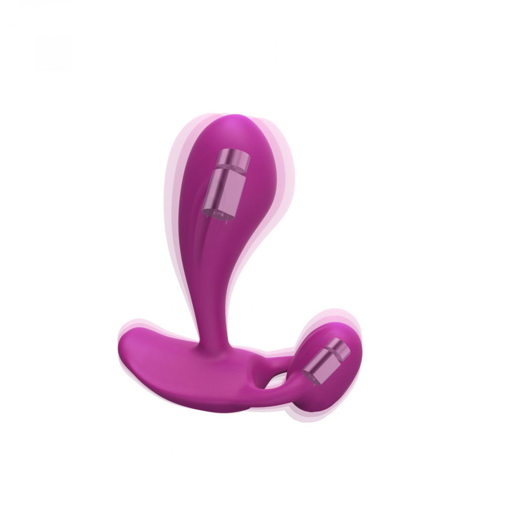 Вибратор-кролик - Вибратор Love To Love WITTY - SWEET ORCHID универсальный, точки G + P, пульт ДУ 4