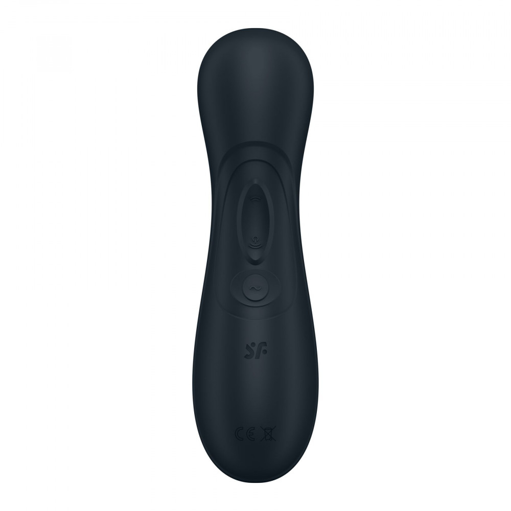 Вибраторы вакуумные - Вакуумный клиторальный стимулятор Satisfyer Pro 2 Generation 3 with Liquid Air Dark Grey 2