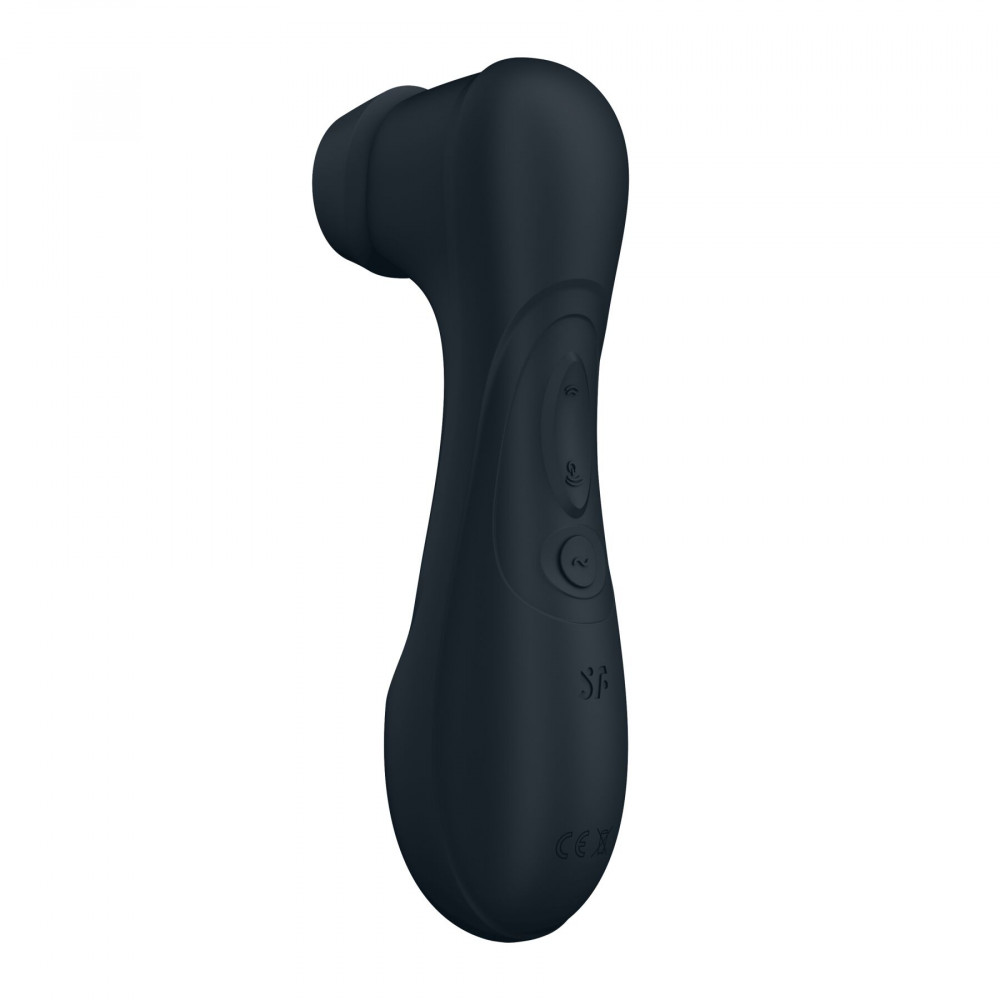 Вибраторы вакуумные - Вакуумный клиторальный стимулятор Satisfyer Pro 2 Generation 3 with Liquid Air Dark Grey 3