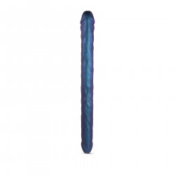 Фаллоимитатор двойной Strap-On-Me DOUBLE DONG REALISTIC DILDO - SNAKY METALLIC COLOR