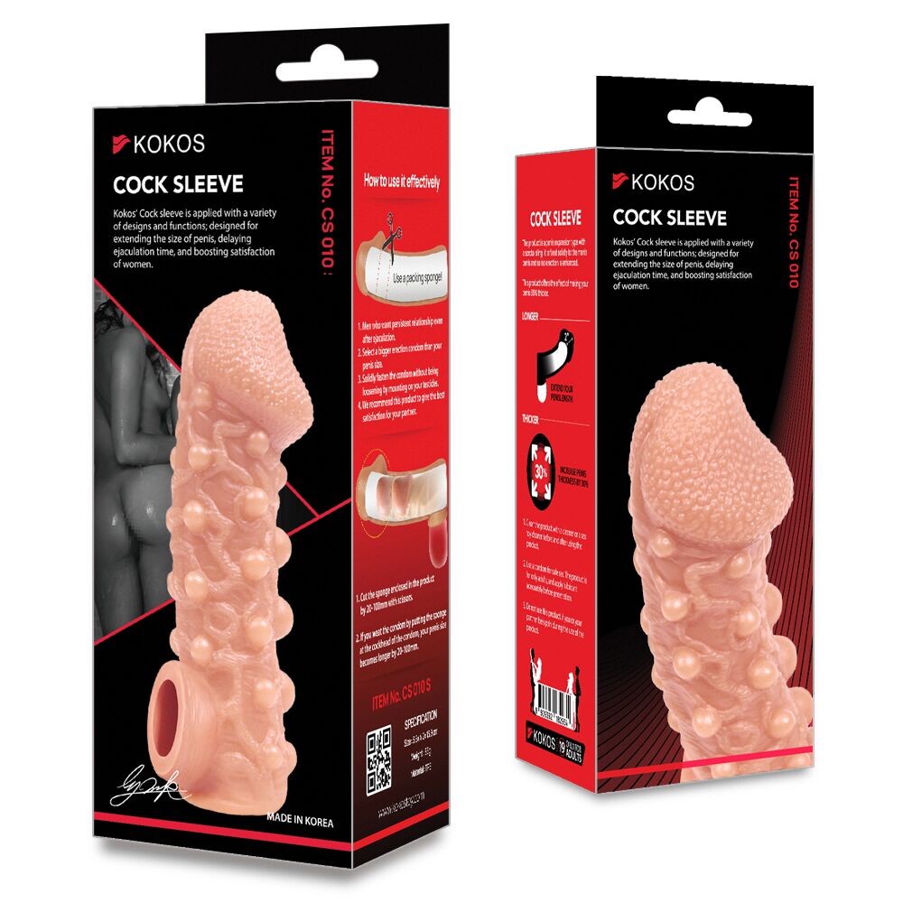 Насадки на член - Насадка на член Kokos Cock Sleeve CS 010 L 4