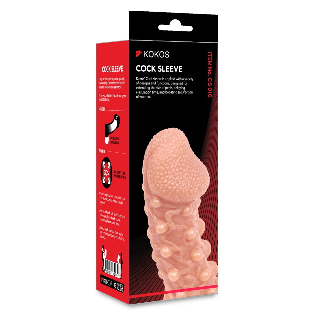 Насадки на член - Насадка на член Kokos Cock Sleeve CS 010 L 3