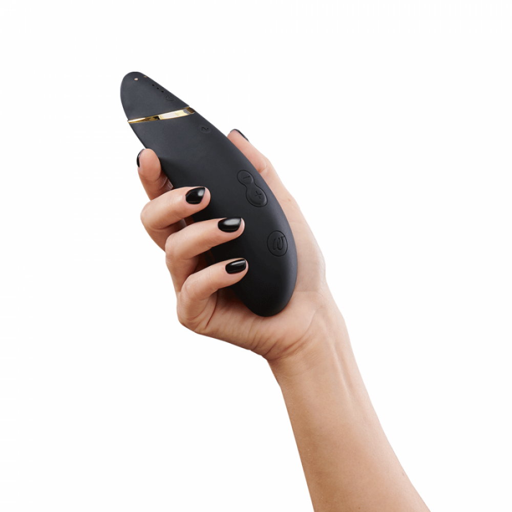 Секс игрушки - Вакуумный клиторальный стимулятор Womanizer Premium 2 BLACK 4