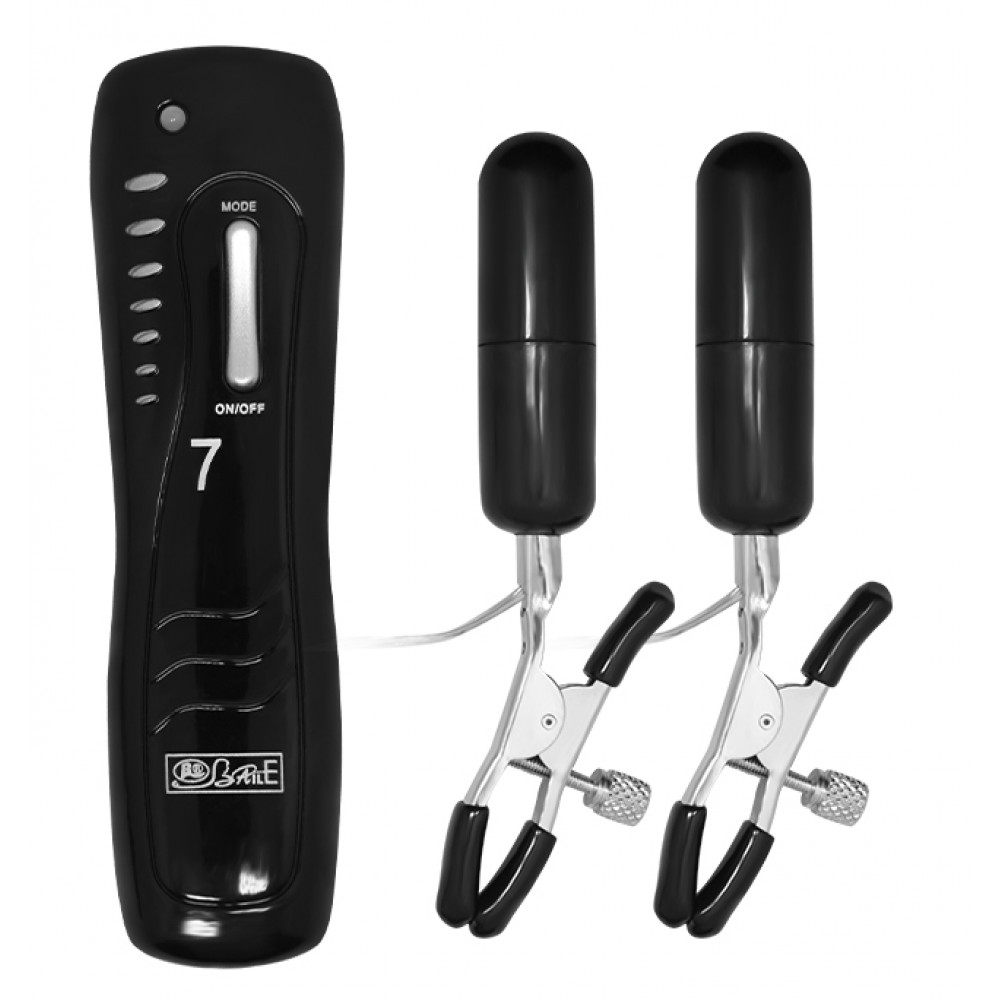 Вибратор - Вибростимулятор для груди BAILE - Vibrating Nipple Clamps, BI-036020 5