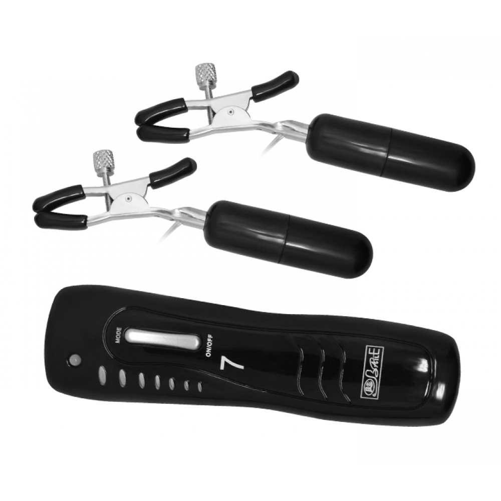 Вибратор - Вибростимулятор для груди BAILE - Vibrating Nipple Clamps, BI-036020 6