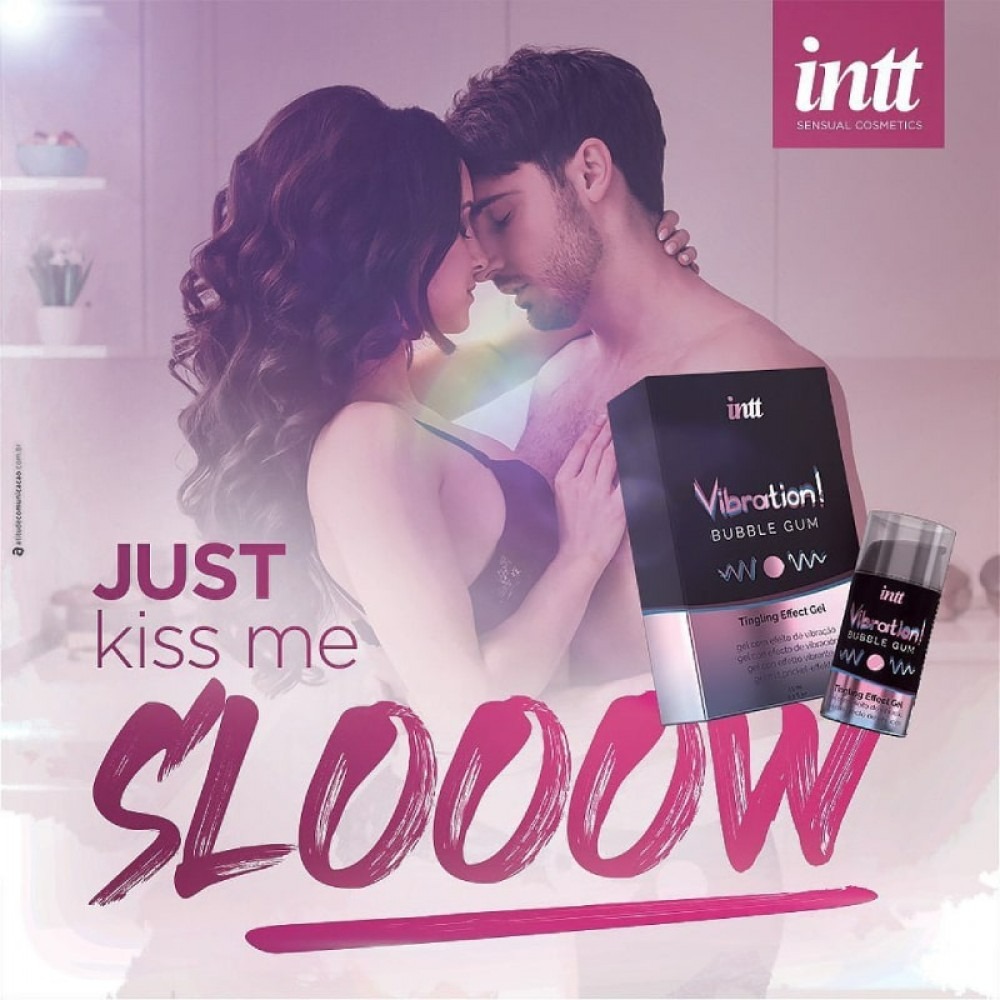 Женские возбудители - Жидкий вибратор Intt Vibration Bubble Gum 15 мл 6