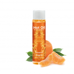 Согревающее съедобное массажное масло вкус: мандарин HOT OIL, 100 мл Nuei