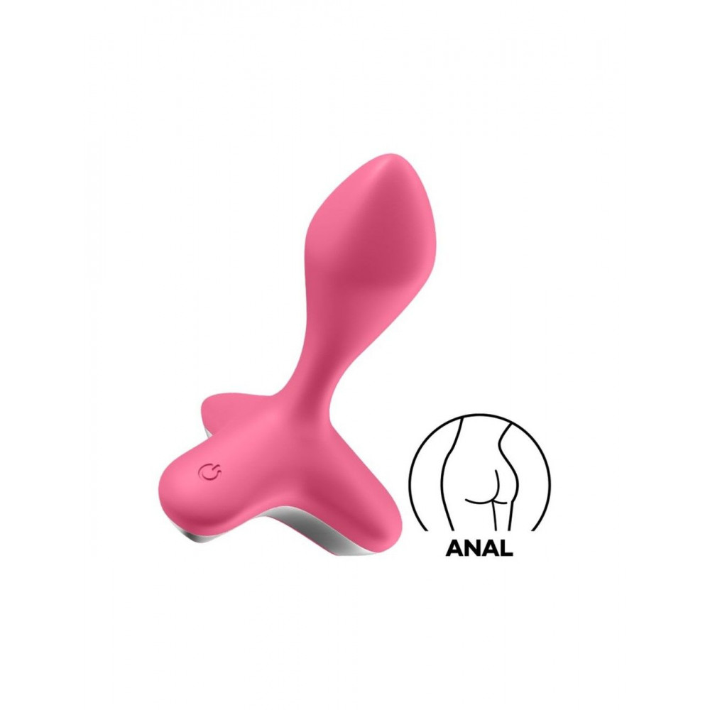 Анальные пробки с вибрацией - Анальная пробка с вибрацией Satisfyer Game Changer Pink 2