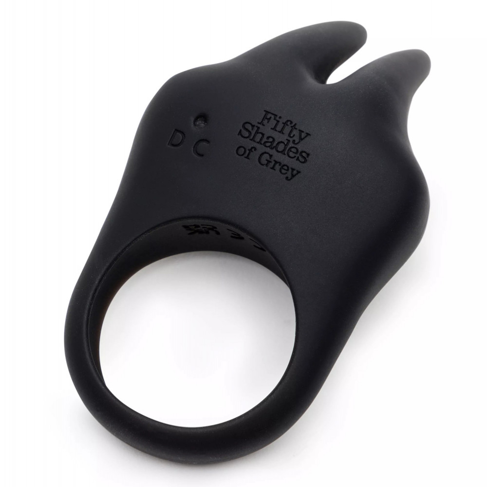 Эрекционные кольца с вибрацией - Эрекционное кольцо Fifty Shades of Grey Sensation Rechargeable Vibrating Rabbit Love Ring 4