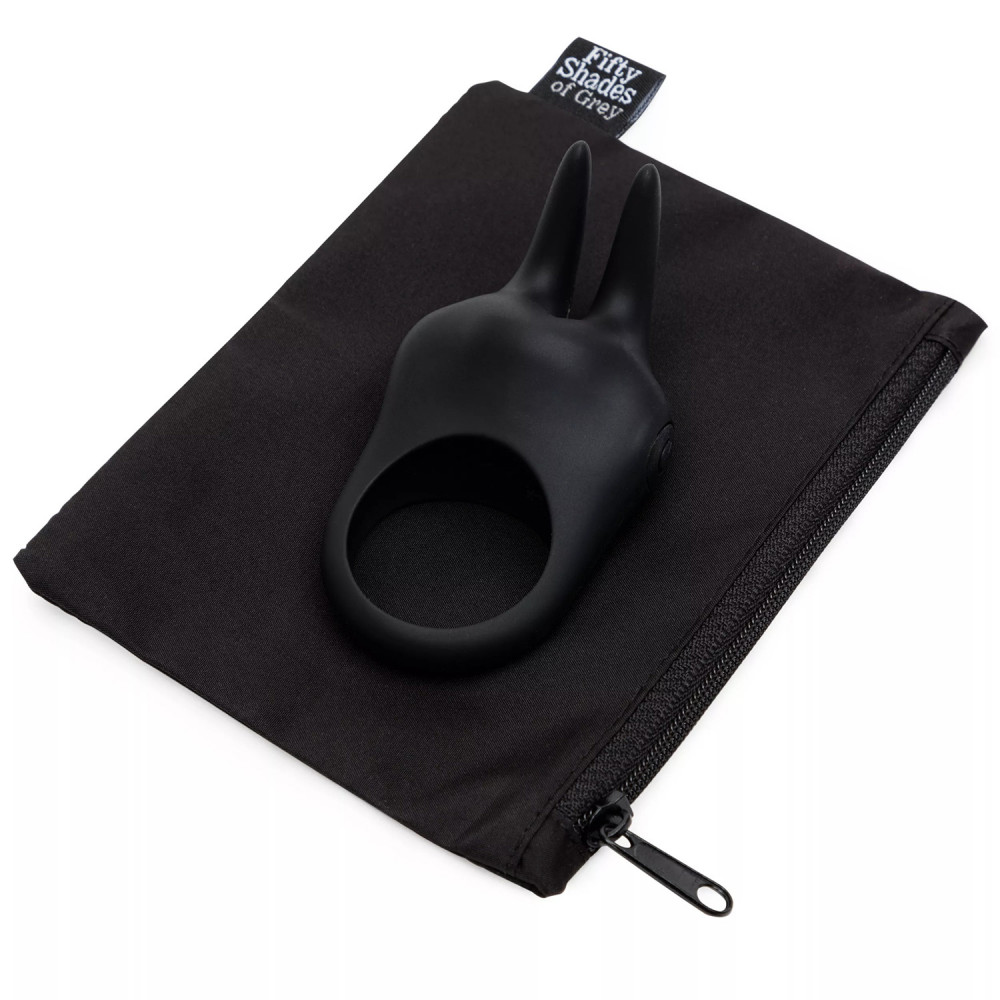 Эрекционные кольца с вибрацией - Эрекционное кольцо Fifty Shades of Grey Sensation Rechargeable Vibrating Rabbit Love Ring 2