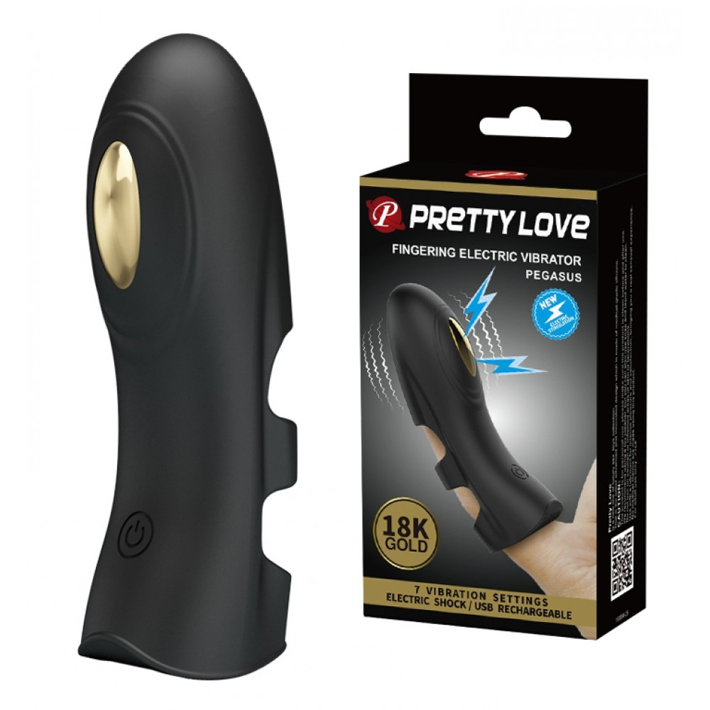 Вибратор - Клиторальный стимулятор на палец Pretty Love - PEGASUS Fingering Electric Vibrator, BI-014784