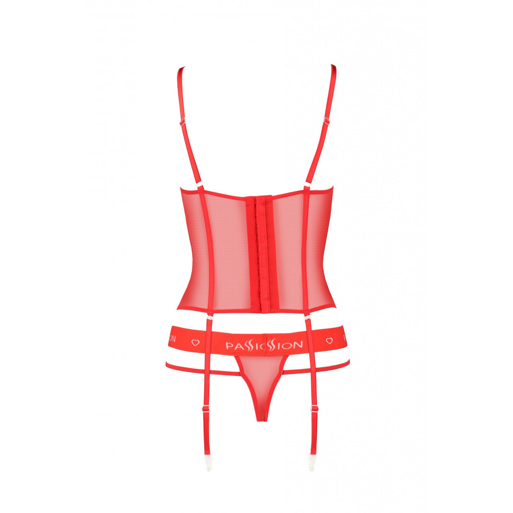 Эротическое белье - Корсет KYOUKA CORSET red S/M - Passion 2