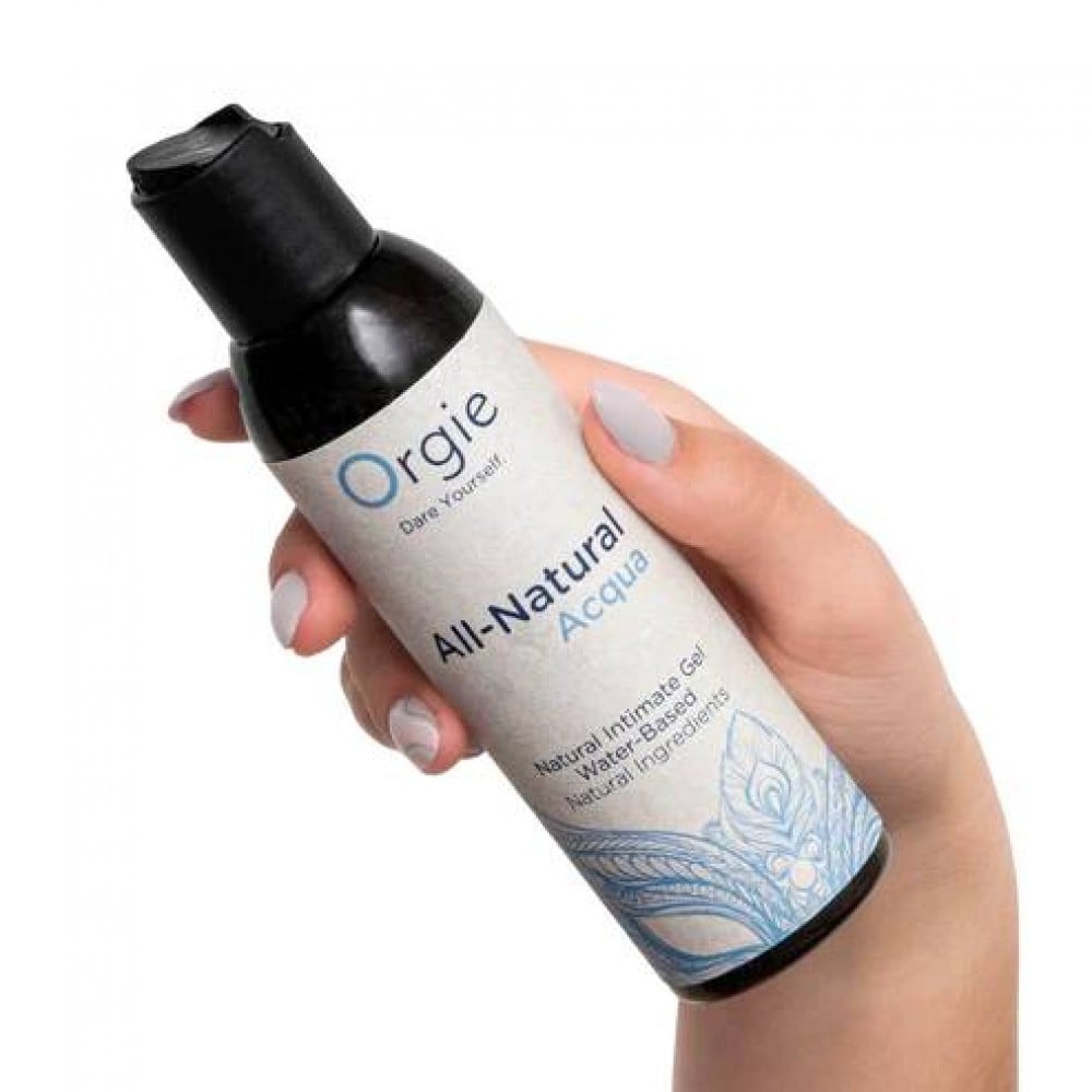 Лубриканты - Лубрикант на водной основе гладкий и шелковистый ALL-NATURAL Acqua, 150 мл Orgie 1