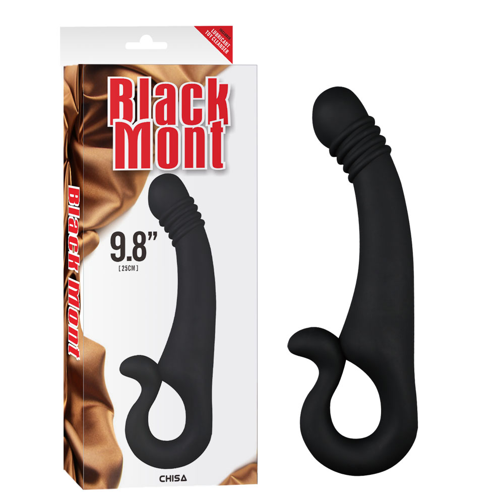 Фаллоимитатор - Массажер простаты универсальный Chisa Black Mont Hand Gun, черный