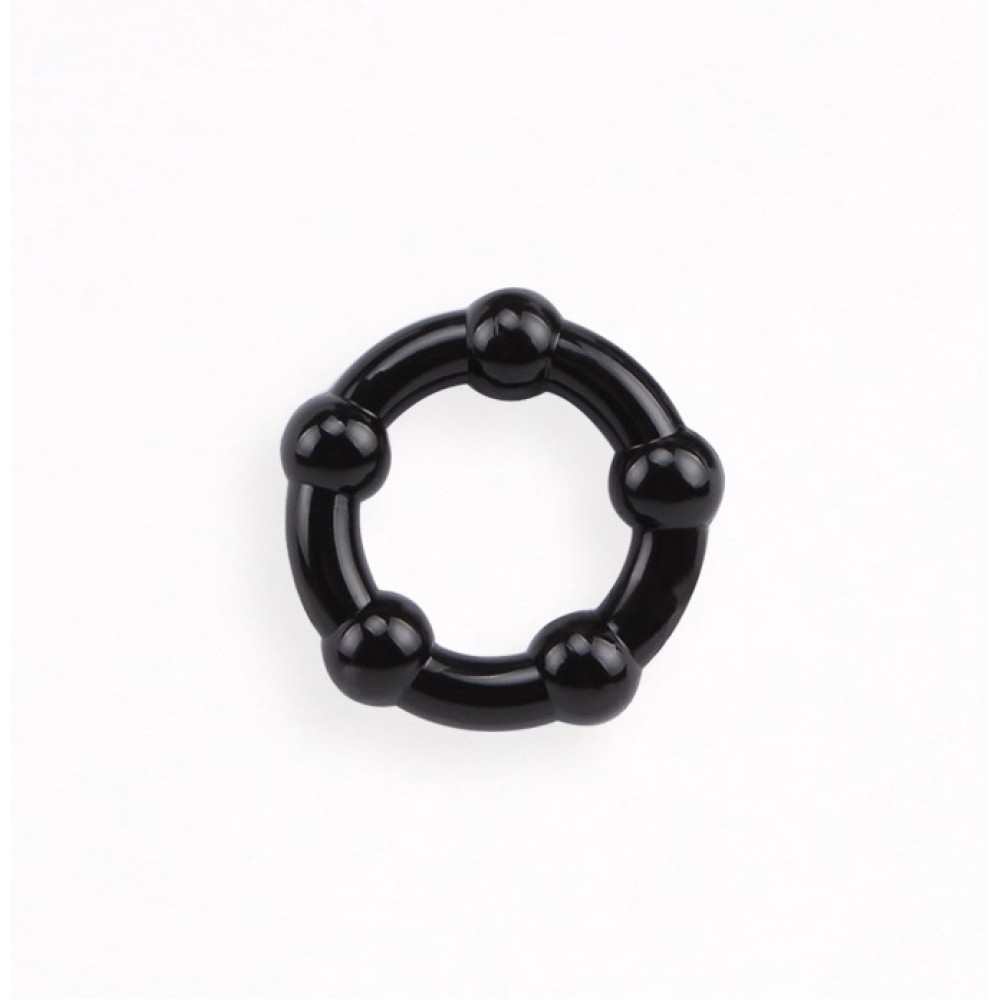Секс игрушки - Набор эрекционных колец с бусинами Get Lock Cock Rings, черные, 10 шт. 1
