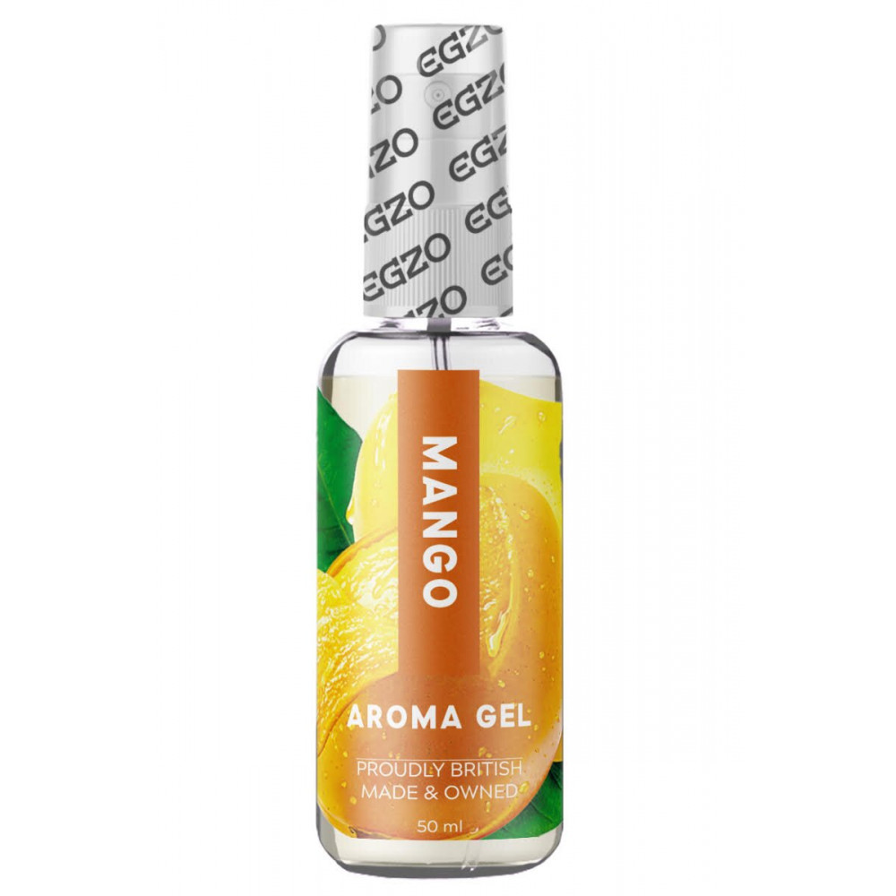 Лубриканты - Оральный гель-лубрикант EGZO AROMA GEL - Mango, 50 мл 1