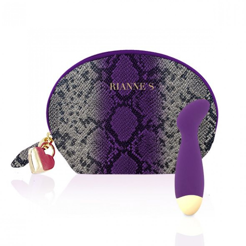 Стимулятор точки G - Вибратор для точки G Rianne S: Boa Mini Purple, 10 режимов работы, медицинский силикон