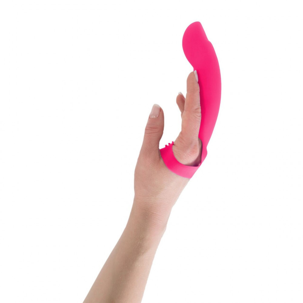Дилдо - Насадка на палец Simple&True Extra Touch Finger Dong Pink  3