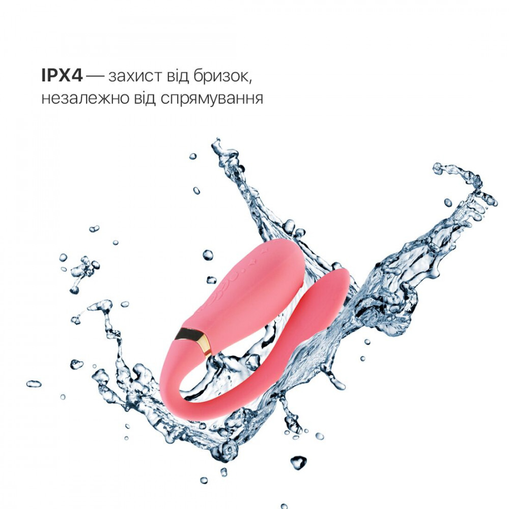 Вибраторы для пар - Смартвибратор для пар Zalo — Fanfan set Rouge Pink, пульт ДУ 5