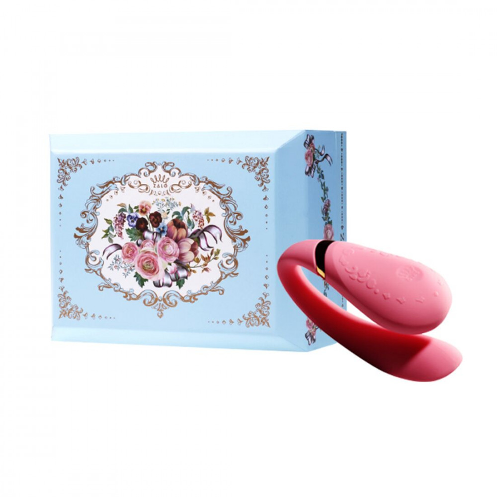 Вибраторы для пар - Смартвибратор для пар Zalo — Fanfan set Rouge Pink, пульт ДУ 1