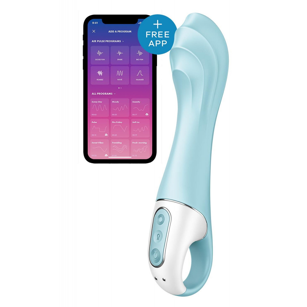 Стимулятор точки G - Смарт-вибратор точки G Satisfyer Air Pump Vibrator 5+, надувается