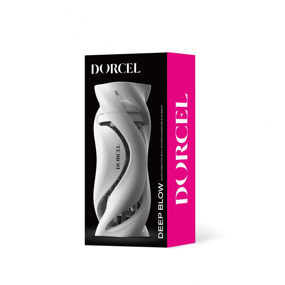 Другие мастурбаторы - Мастурбатор Dorcel DEEP BLOW WHITE, двойное использование 2