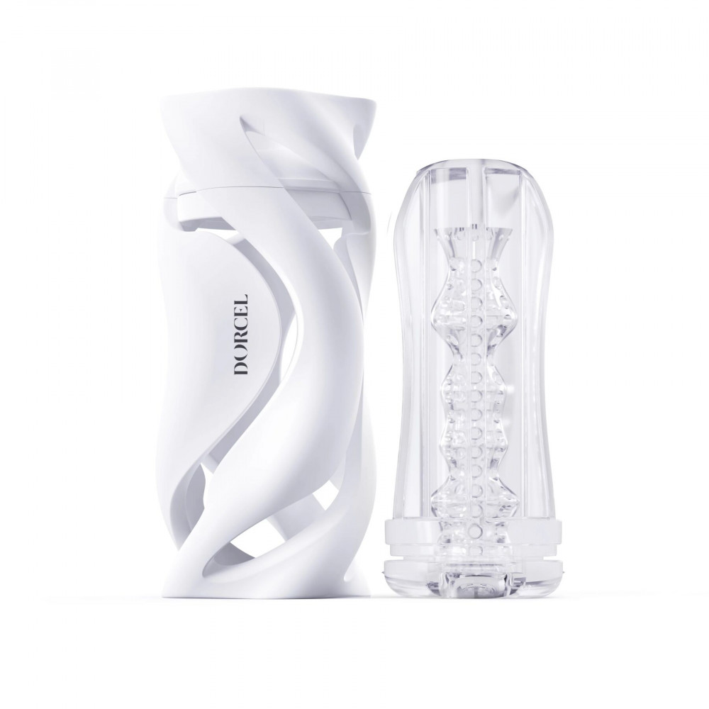 Другие мастурбаторы - Мастурбатор Dorcel DEEP BLOW WHITE, двойное использование
